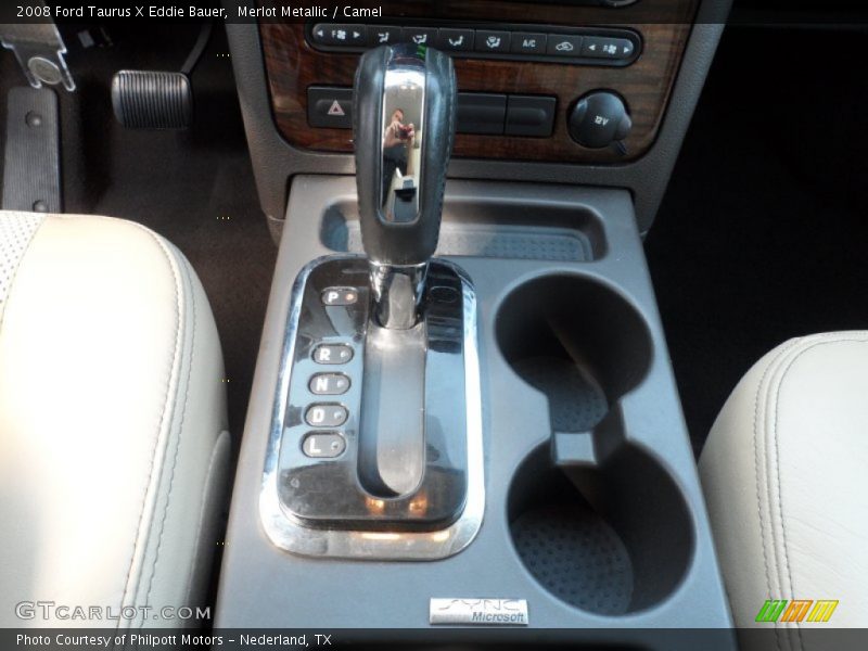 Merlot Metallic / Camel 2008 Ford Taurus X Eddie Bauer
