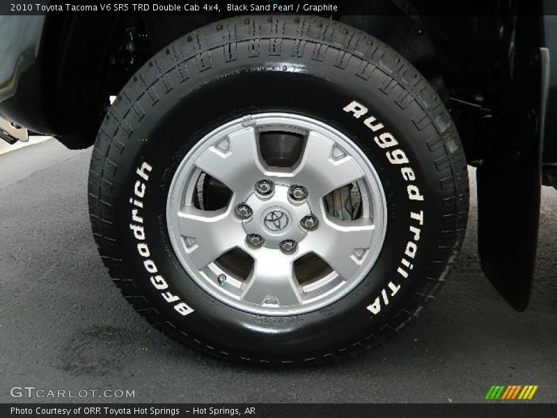 Black Sand Pearl / Graphite 2010 Toyota Tacoma V6 SR5 TRD Double Cab 4x4