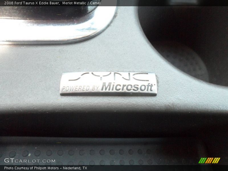 Merlot Metallic / Camel 2008 Ford Taurus X Eddie Bauer