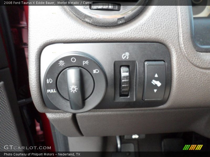 Merlot Metallic / Camel 2008 Ford Taurus X Eddie Bauer