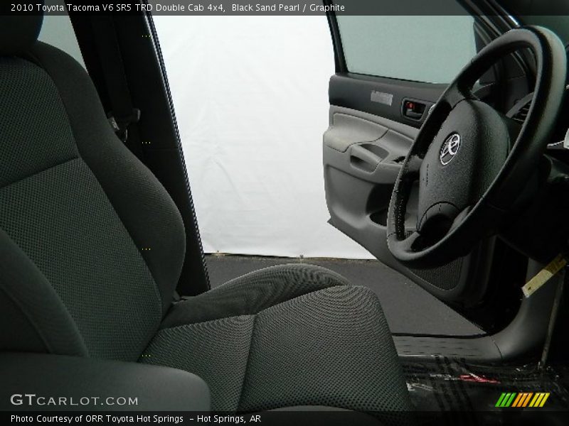 Black Sand Pearl / Graphite 2010 Toyota Tacoma V6 SR5 TRD Double Cab 4x4