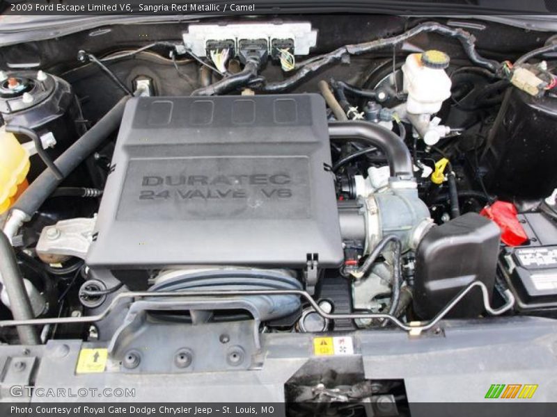  2009 Escape Limited V6 Engine - 3.0 Liter DOHC 24-Valve Duratec V6