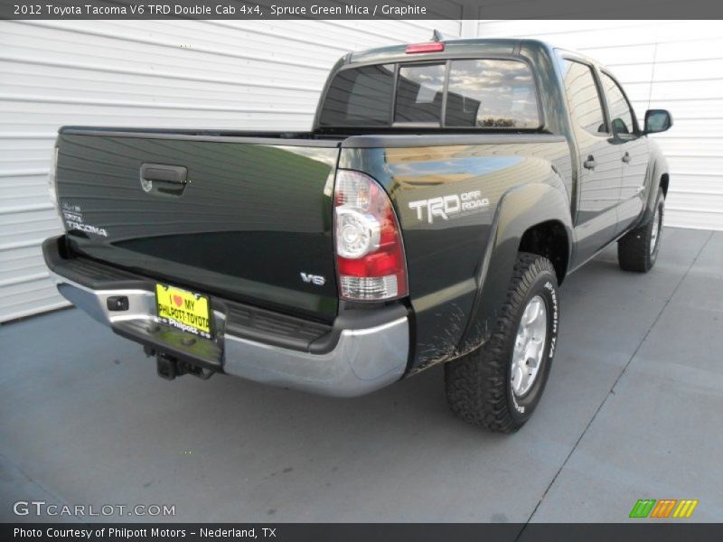 Spruce Green Mica / Graphite 2012 Toyota Tacoma V6 TRD Double Cab 4x4