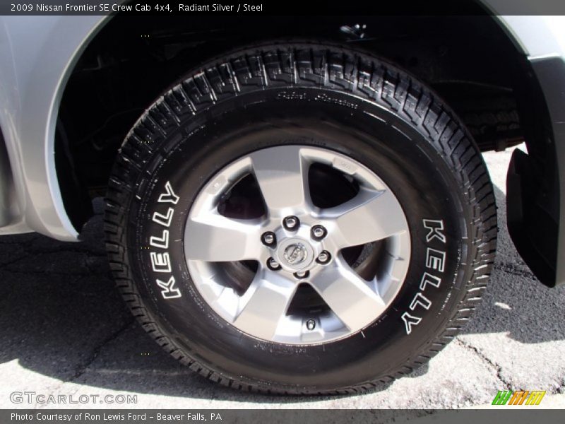 Radiant Silver / Steel 2009 Nissan Frontier SE Crew Cab 4x4