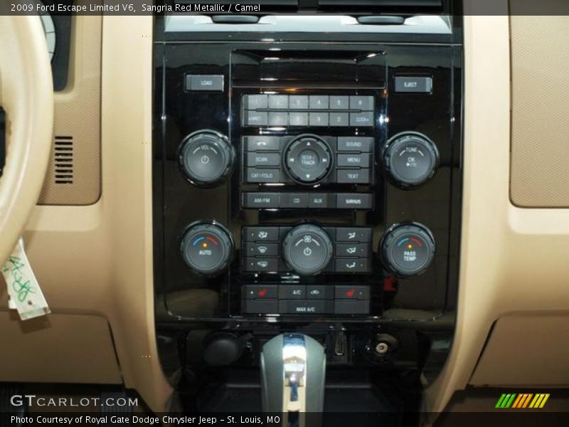 Sangria Red Metallic / Camel 2009 Ford Escape Limited V6