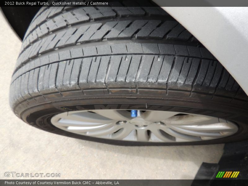 Quicksilver Metallic / Cashmere 2012 Buick Regal Turbo