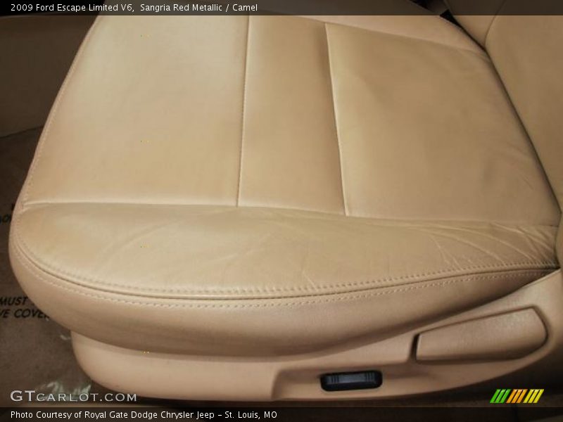 Sangria Red Metallic / Camel 2009 Ford Escape Limited V6