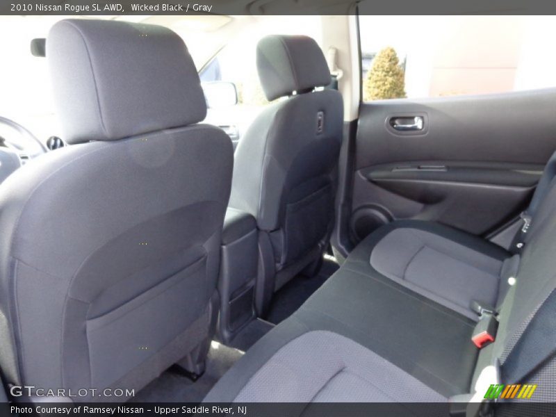 Wicked Black / Gray 2010 Nissan Rogue SL AWD