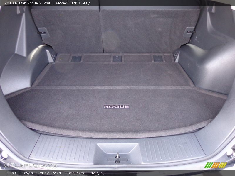 Wicked Black / Gray 2010 Nissan Rogue SL AWD