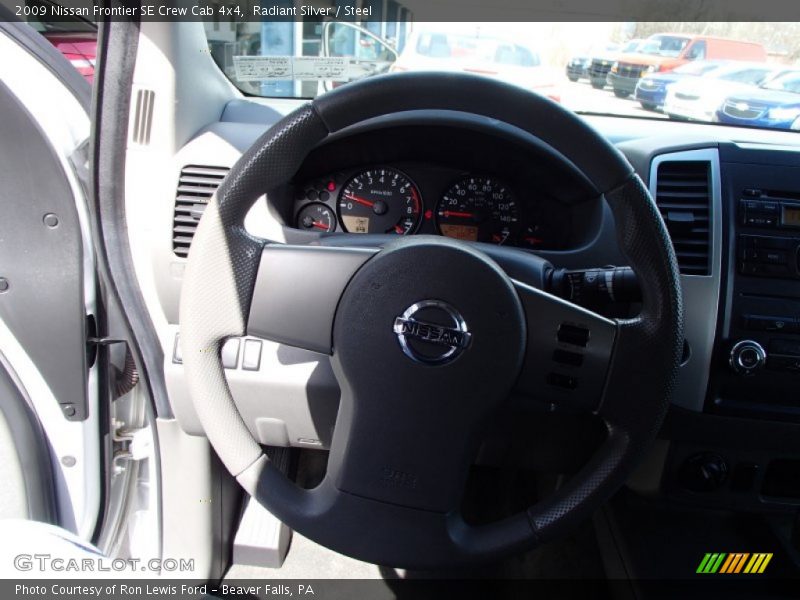 Radiant Silver / Steel 2009 Nissan Frontier SE Crew Cab 4x4