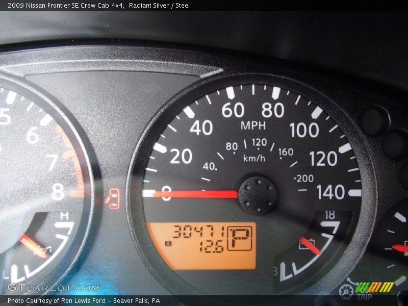 Radiant Silver / Steel 2009 Nissan Frontier SE Crew Cab 4x4