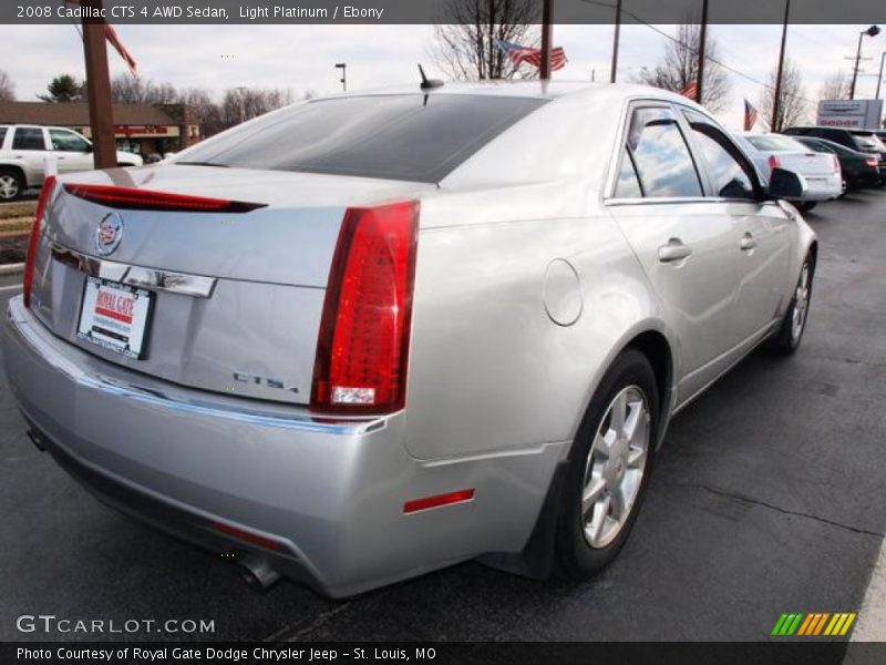 Light Platinum / Ebony 2008 Cadillac CTS 4 AWD Sedan