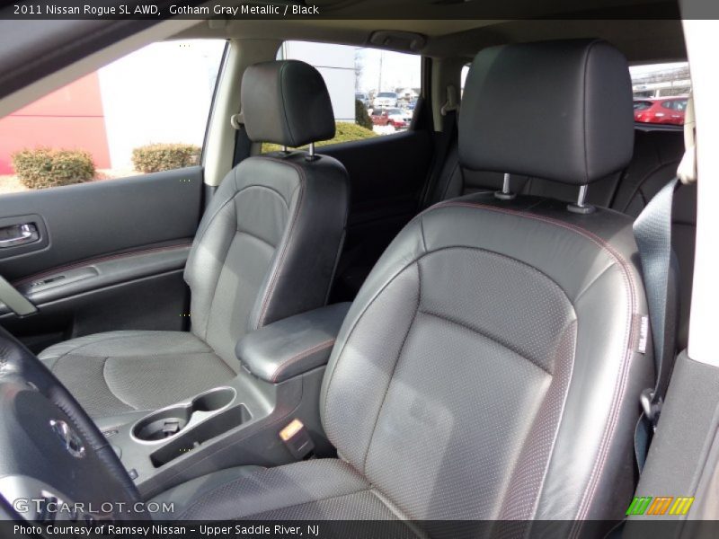 Gotham Gray Metallic / Black 2011 Nissan Rogue SL AWD