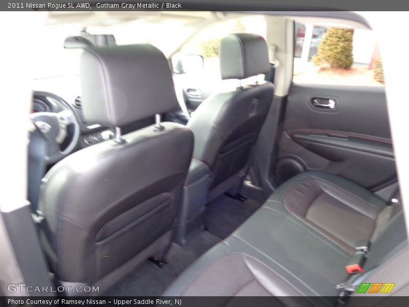 Gotham Gray Metallic / Black 2011 Nissan Rogue SL AWD