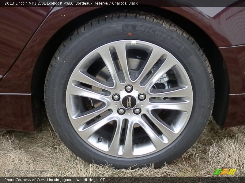 Bordeaux Reserve / Charcoal Black 2013 Lincoln MKZ 2.0L EcoBoost AWD