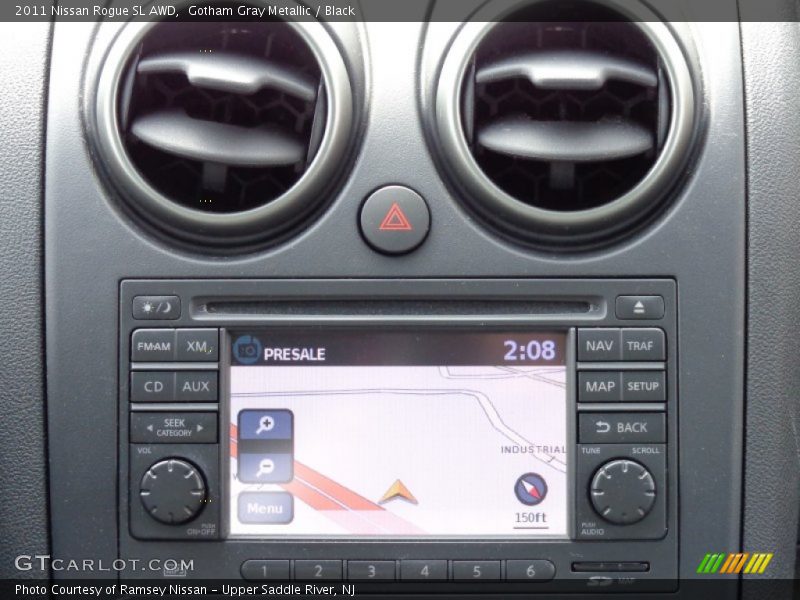 Gotham Gray Metallic / Black 2011 Nissan Rogue SL AWD