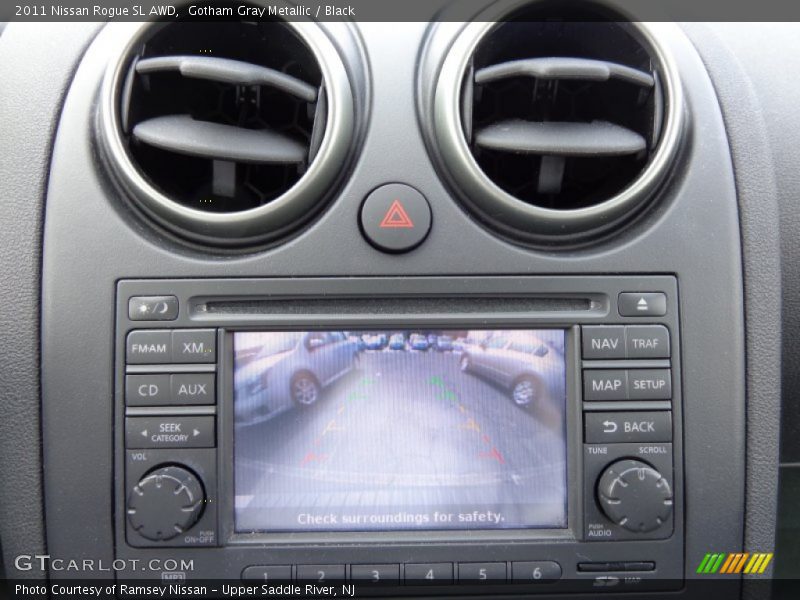 Gotham Gray Metallic / Black 2011 Nissan Rogue SL AWD