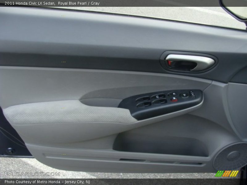 Royal Blue Pearl / Gray 2011 Honda Civic LX Sedan