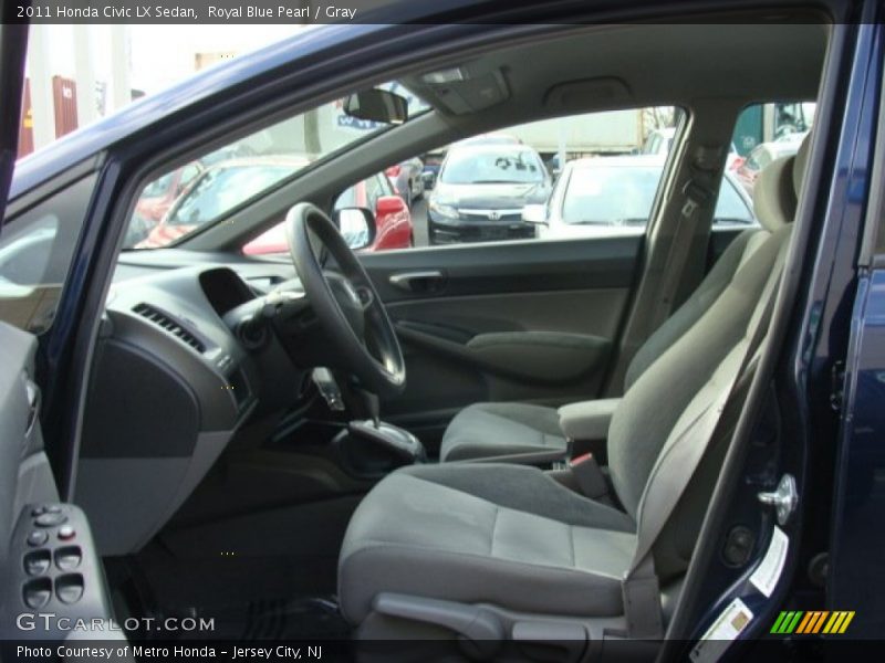 Royal Blue Pearl / Gray 2011 Honda Civic LX Sedan