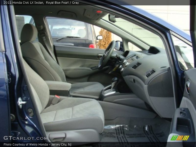 Royal Blue Pearl / Gray 2011 Honda Civic LX Sedan