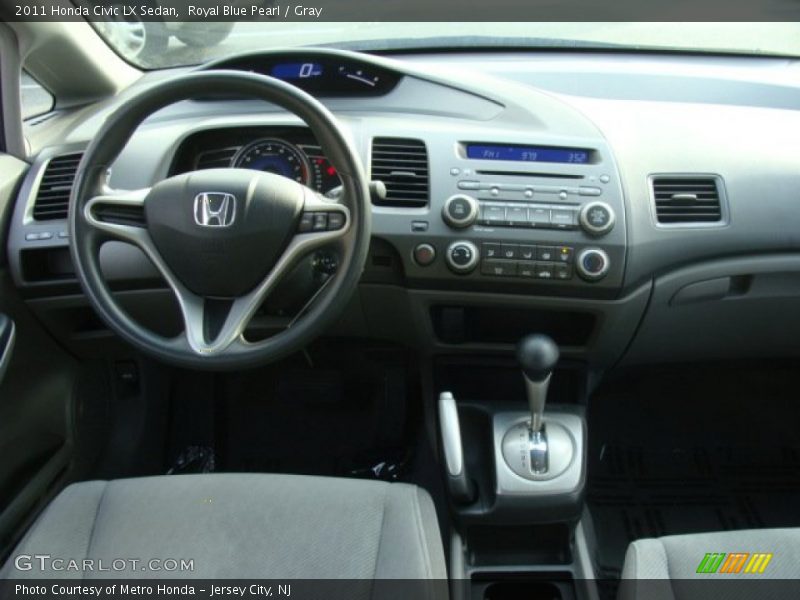 Royal Blue Pearl / Gray 2011 Honda Civic LX Sedan