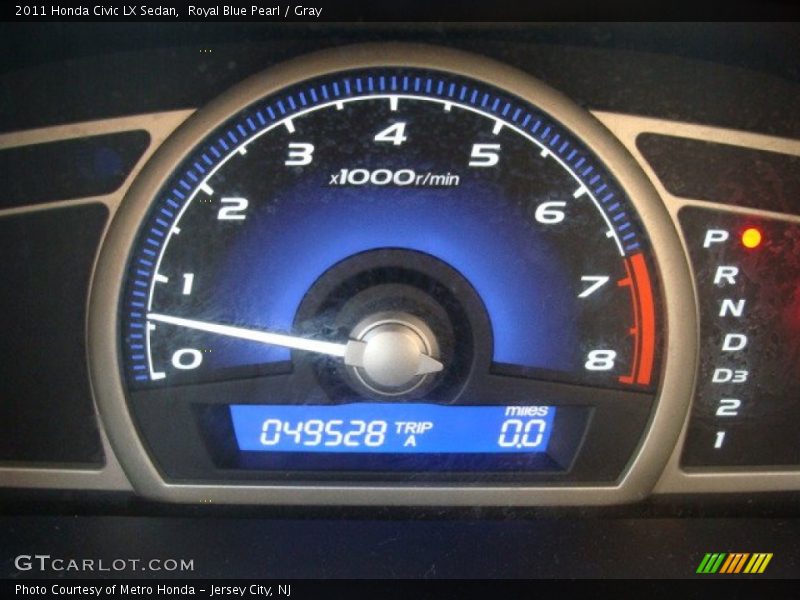 Royal Blue Pearl / Gray 2011 Honda Civic LX Sedan