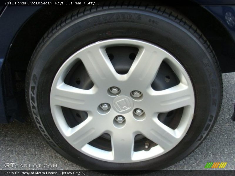 Royal Blue Pearl / Gray 2011 Honda Civic LX Sedan