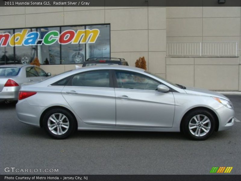 Radiant Silver / Gray 2011 Hyundai Sonata GLS