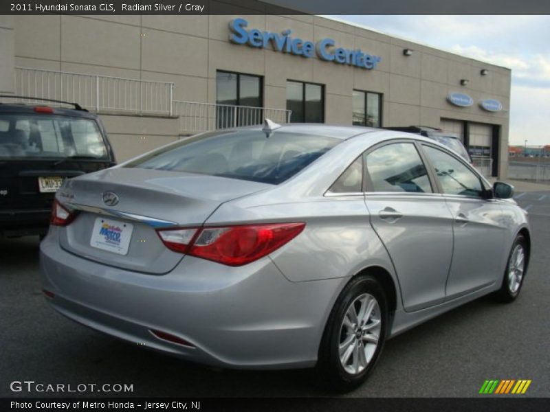Radiant Silver / Gray 2011 Hyundai Sonata GLS