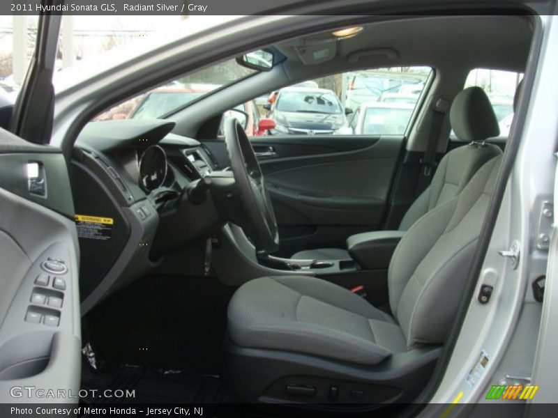 Radiant Silver / Gray 2011 Hyundai Sonata GLS
