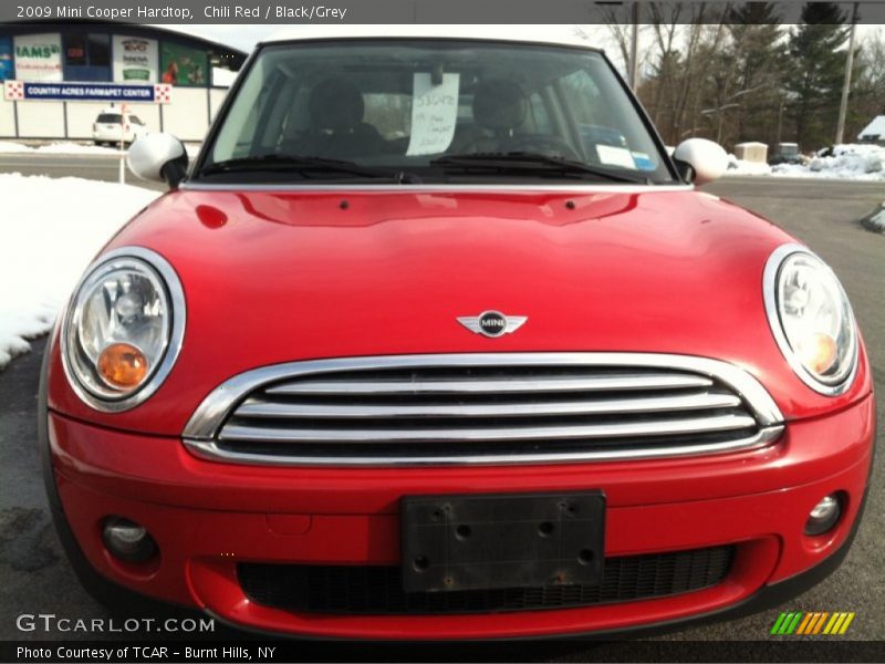 Chili Red / Black/Grey 2009 Mini Cooper Hardtop