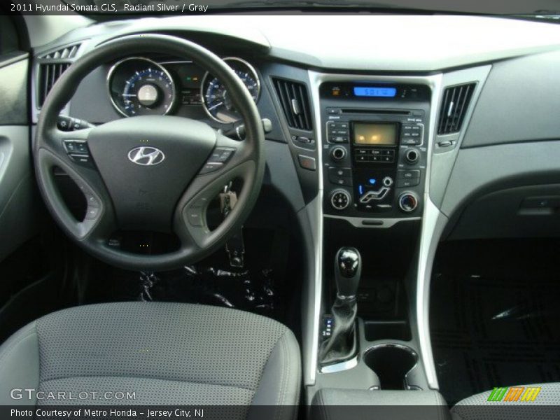 Radiant Silver / Gray 2011 Hyundai Sonata GLS