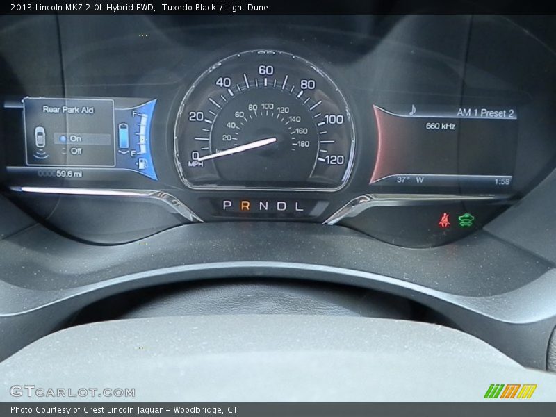  2013 MKZ 2.0L Hybrid FWD 2.0L Hybrid FWD Gauges