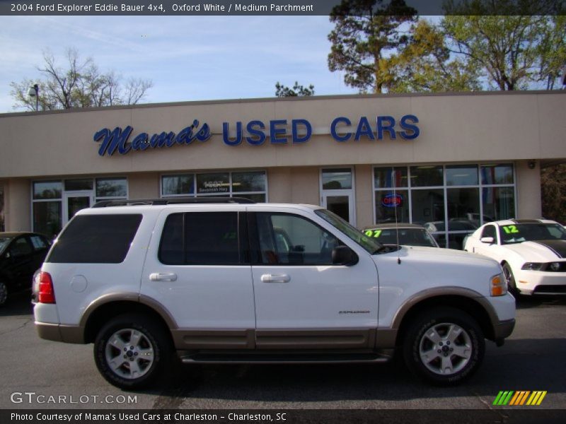 Oxford White / Medium Parchment 2004 Ford Explorer Eddie Bauer 4x4