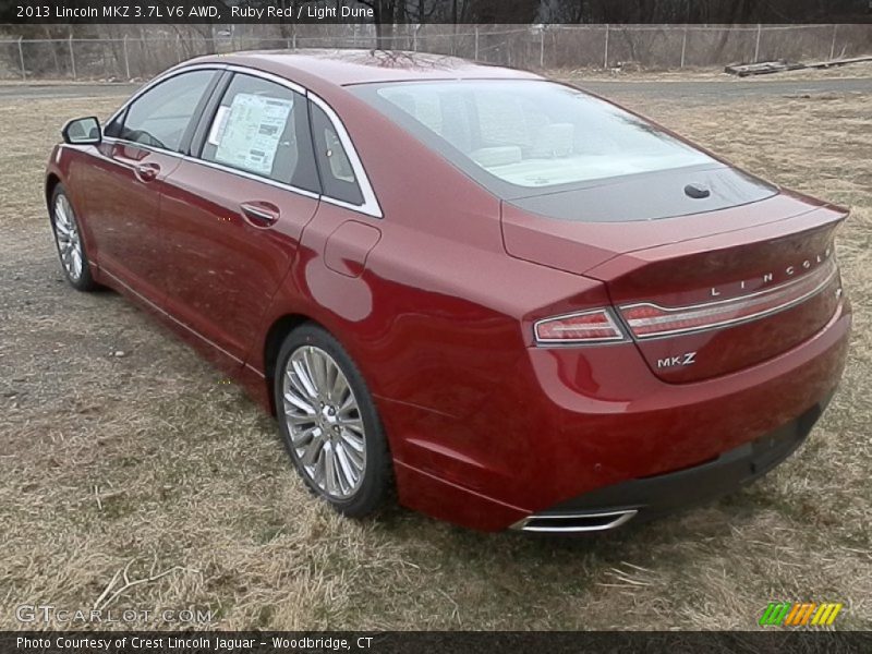  2013 MKZ 3.7L V6 AWD Ruby Red