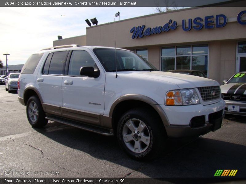 Oxford White / Medium Parchment 2004 Ford Explorer Eddie Bauer 4x4