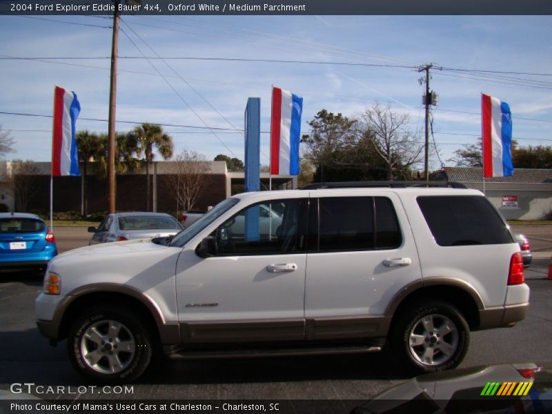 Oxford White / Medium Parchment 2004 Ford Explorer Eddie Bauer 4x4