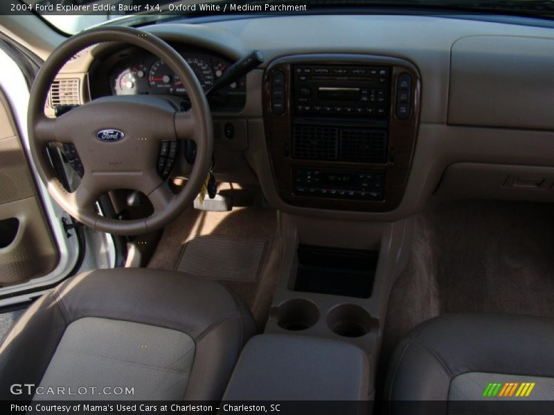 Oxford White / Medium Parchment 2004 Ford Explorer Eddie Bauer 4x4