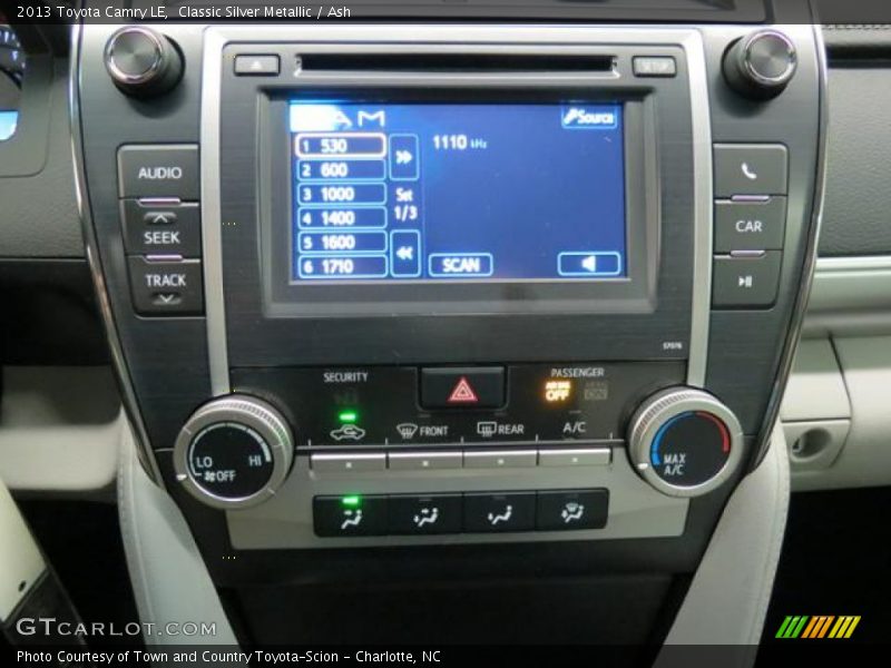 Classic Silver Metallic / Ash 2013 Toyota Camry LE