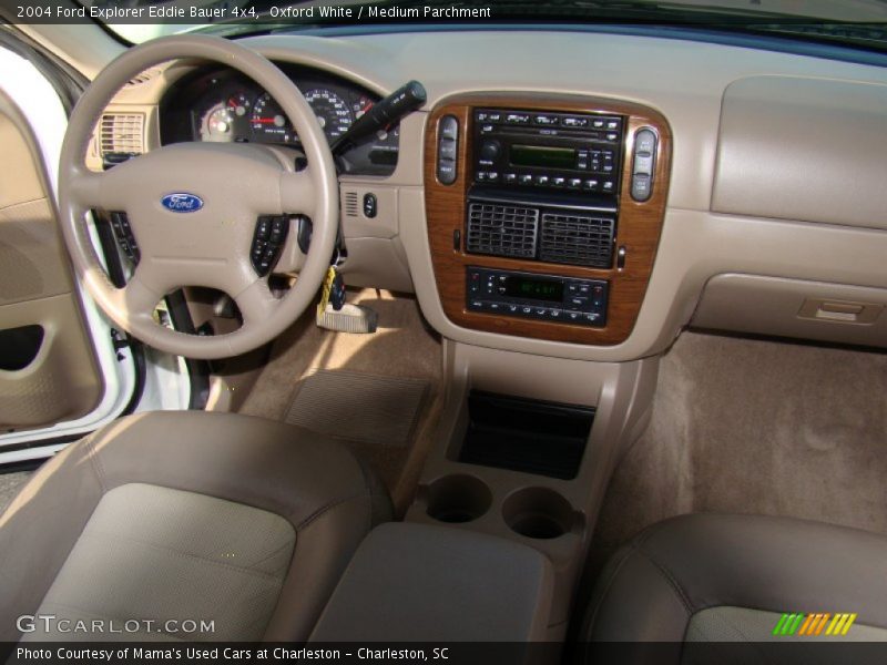 Oxford White / Medium Parchment 2004 Ford Explorer Eddie Bauer 4x4
