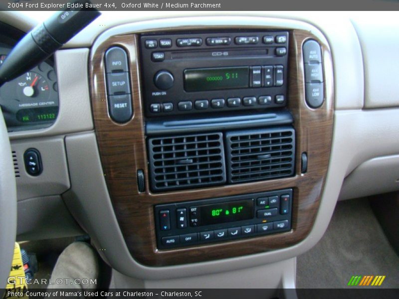 Oxford White / Medium Parchment 2004 Ford Explorer Eddie Bauer 4x4
