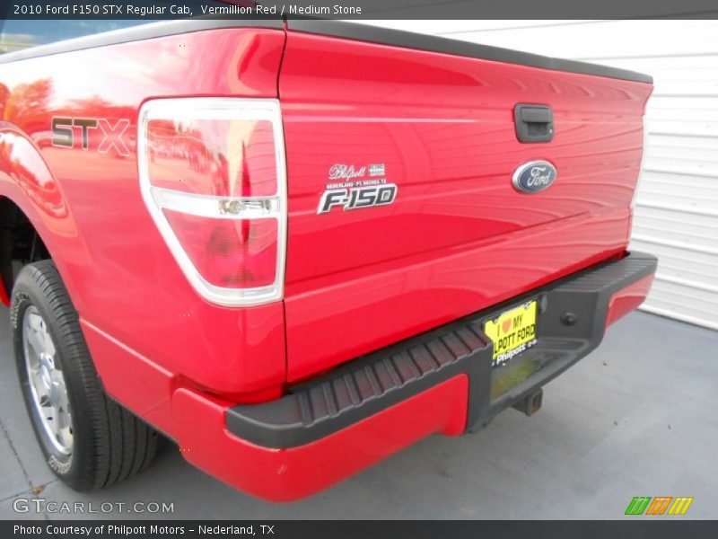 Vermillion Red / Medium Stone 2010 Ford F150 STX Regular Cab