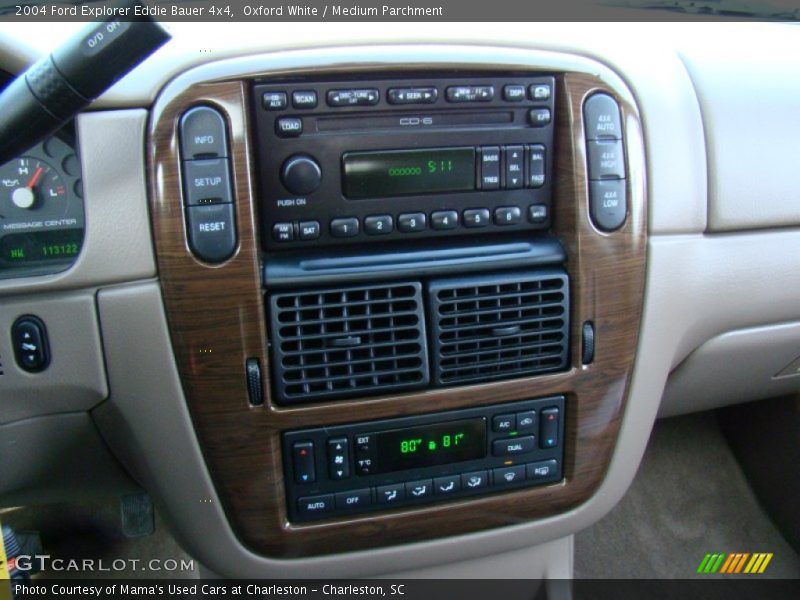 Oxford White / Medium Parchment 2004 Ford Explorer Eddie Bauer 4x4