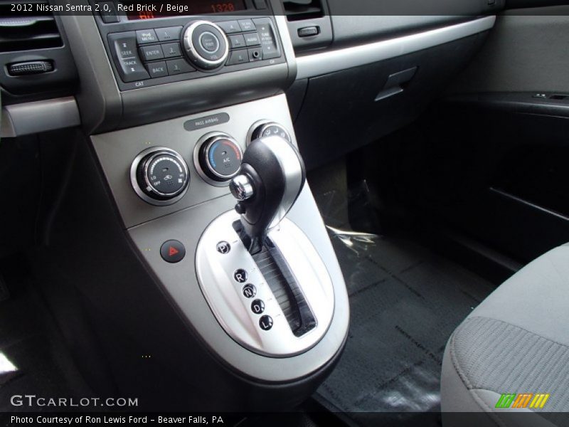  2012 Sentra 2.0 Xtronic CVT Automatic Shifter