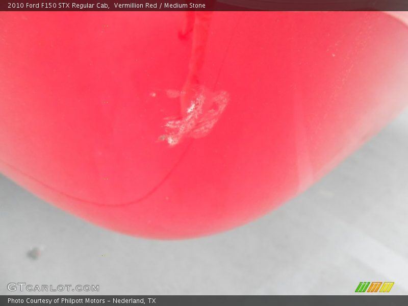 Vermillion Red / Medium Stone 2010 Ford F150 STX Regular Cab