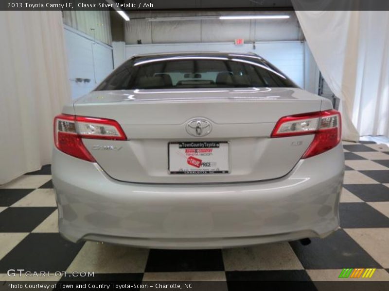 Classic Silver Metallic / Ash 2013 Toyota Camry LE