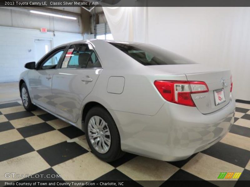 Classic Silver Metallic / Ash 2013 Toyota Camry LE
