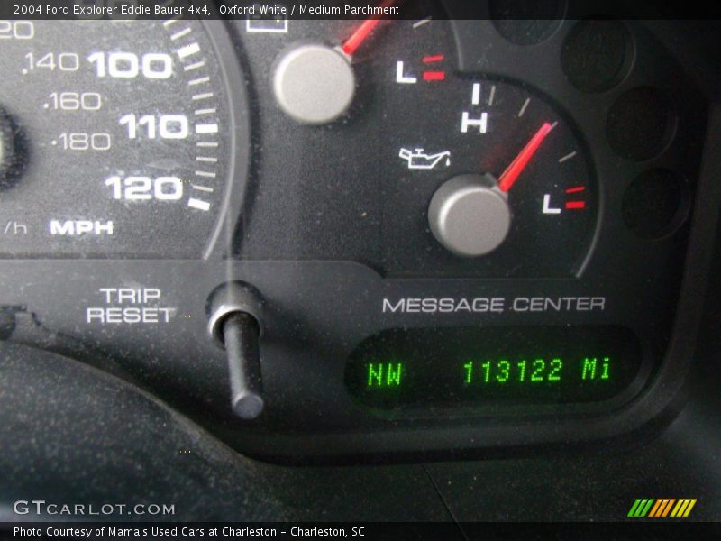 Oxford White / Medium Parchment 2004 Ford Explorer Eddie Bauer 4x4