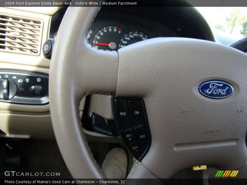Oxford White / Medium Parchment 2004 Ford Explorer Eddie Bauer 4x4