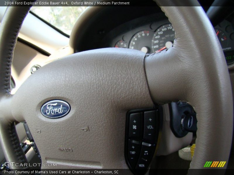 Oxford White / Medium Parchment 2004 Ford Explorer Eddie Bauer 4x4